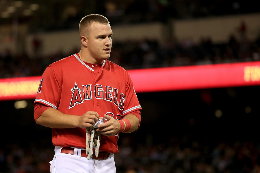 Mike Trout #14 Photograph by Sean M. Haffey