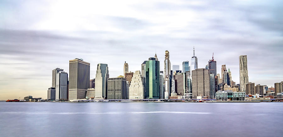 New York City Skyline Manhattan Panorama View #14 Photograph by Alex Grichenko