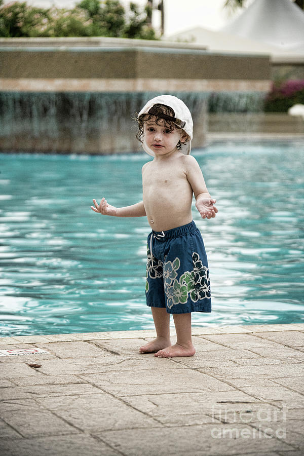 Playing In A Tropical Pool Photograph