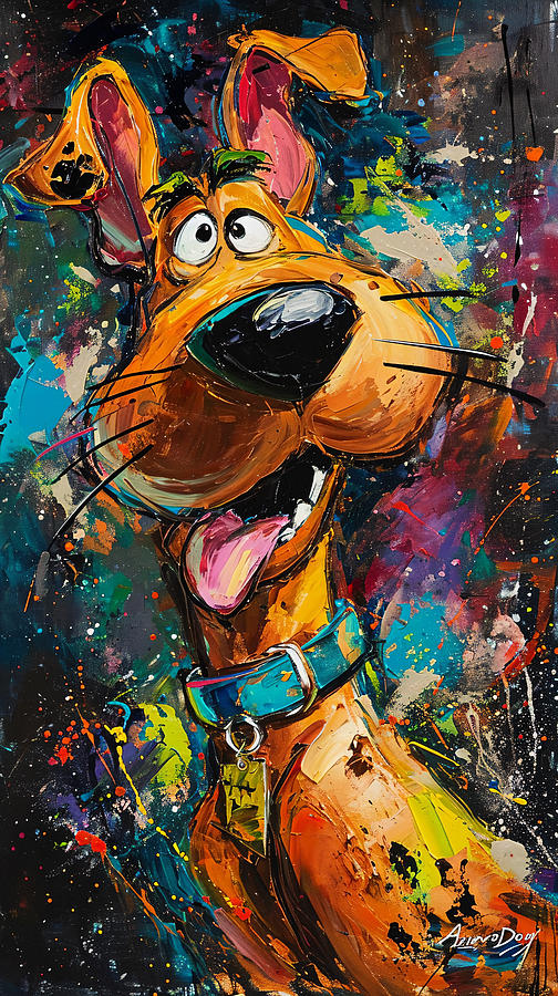 Scooby-doo   Print #14 Digital Art By Sampadart Gallery - Fine Art America