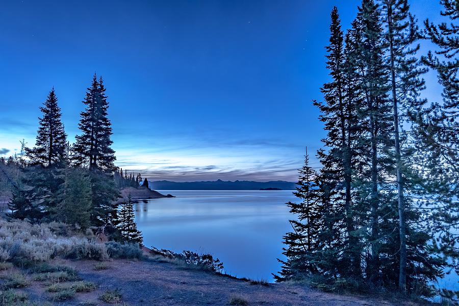 Sunrise over yellowstone lake in yellowstone national park #14 Photograph by Alex Grichenko
