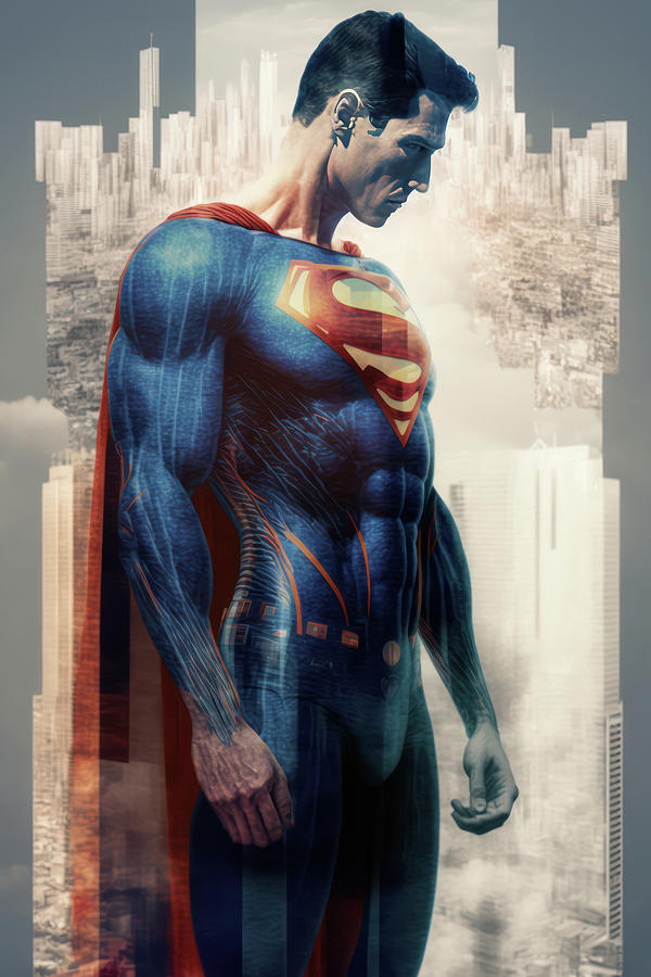 Superman Concept Art Image Photograph By Matthew Gibson Fine Art America 