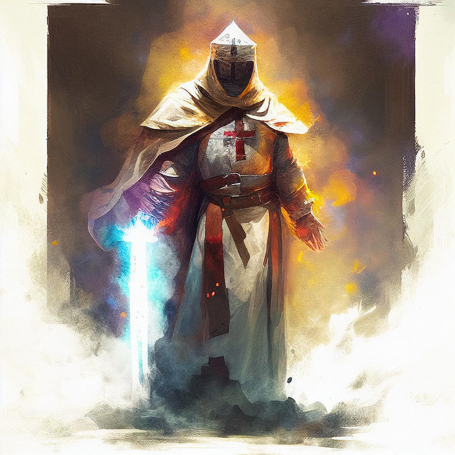 Templar Digital Art by Zane Wylie - Pixels