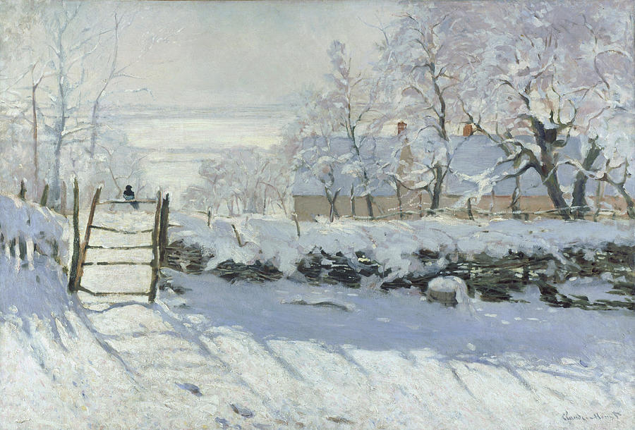 The Magpie #14 Painting by Claude Monet