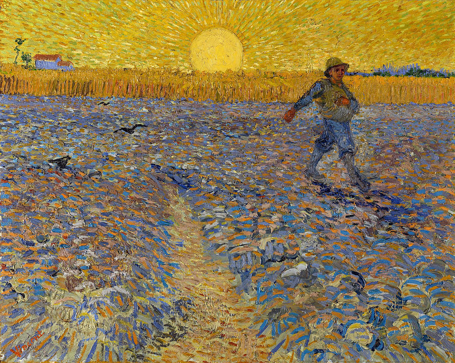 The sower Painting by Vincent van Gogh - Fine Art America