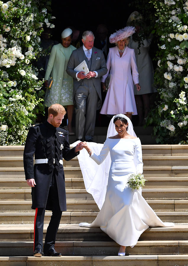 Prince Harry Marries Ms. Meghan Markle - Windsor Castle #143 Photograph by WPA Pool