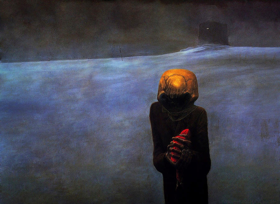 Zdzislaw Beksinski Digital Art by Hamza Hamim - Fine Art America