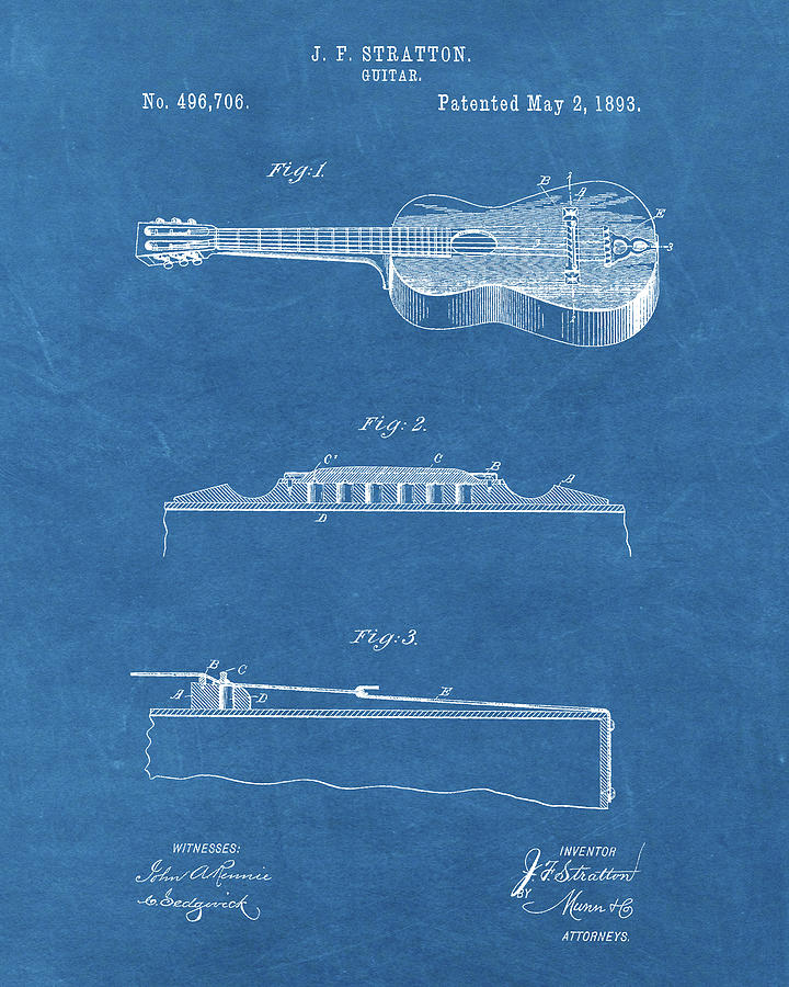 Us Patent Office Music Related Patent Print Mixed Media