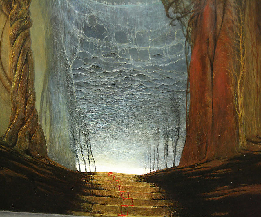 Zdzislaw Beksinski Painting by Issam Lachtioui - Fine Art America