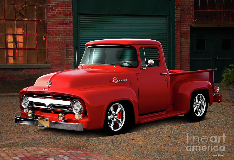 1956 Ford F100 Stepside Pickup Photograph by Dave Koontz - Pixels