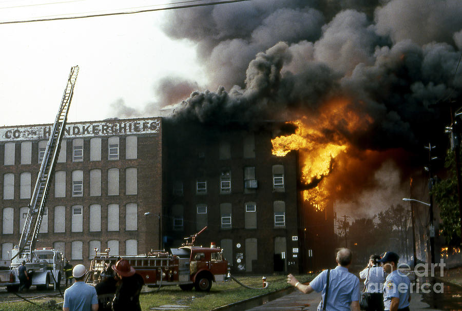 9-02-85 Passaic, NJ Labor Day Fire, Conflagration  #15 Photograph by Steven Spak
