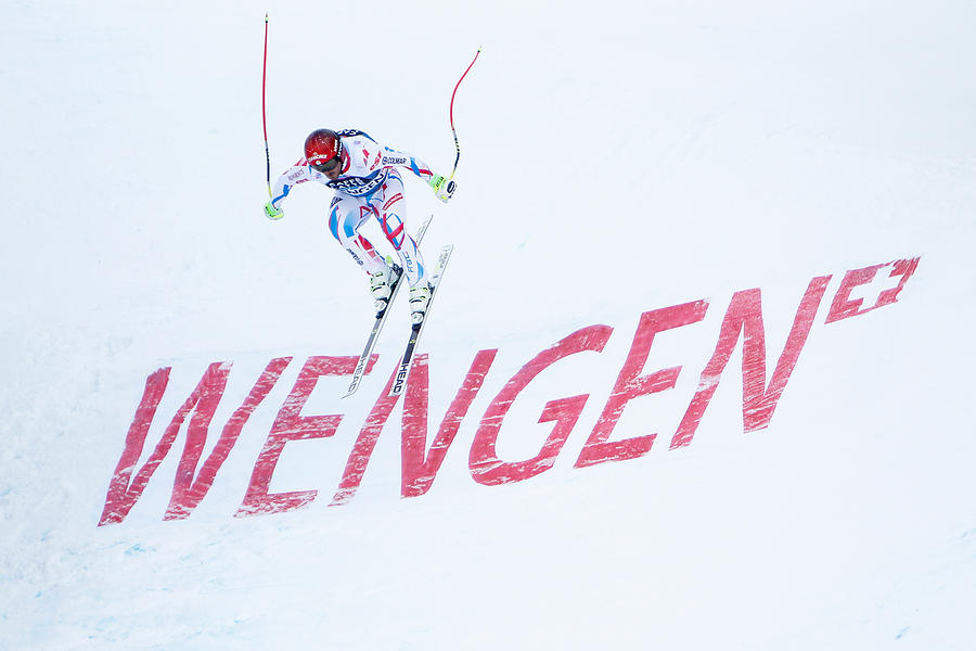 Audi FIS Alpine Ski World Cup - Mens Downhill #15 Photograph by Alexis Boichard/Agence Zoom