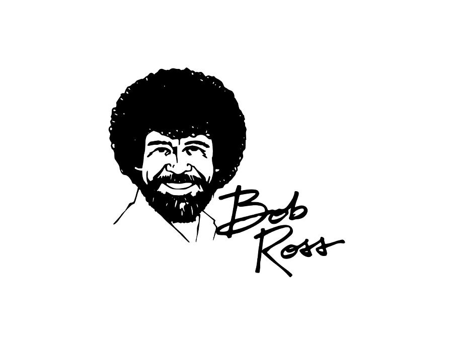 Oof Digital Art - Bob Ross #15 by Coby Valdez