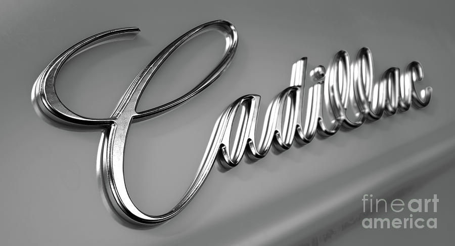 Classic Cadillac Emblem Digital Art by Allan Swart - Pixels