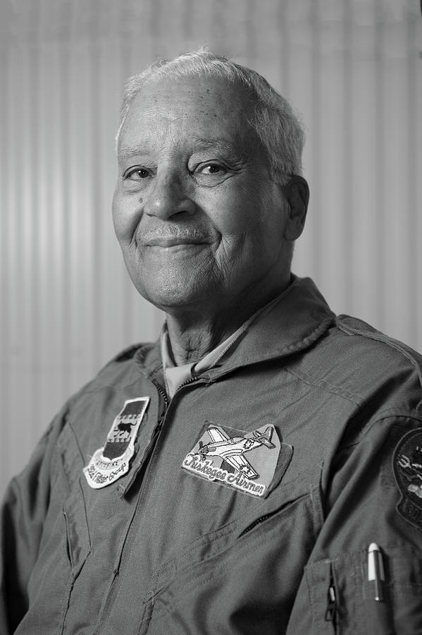 Tuskegee Airman Photograph - Colonel Charles McGee, USAAF Red Tailed P-51 Fighter Pilot, Tuskegee Airman by Pilots And Partisans Then and Now Tuskegee Airman Photograph - Colonel Charles McGee, USAAF Red Tailed P-51 Fighter Pilot, Tuskegee Airman by Pilots And Partisans Then and Now