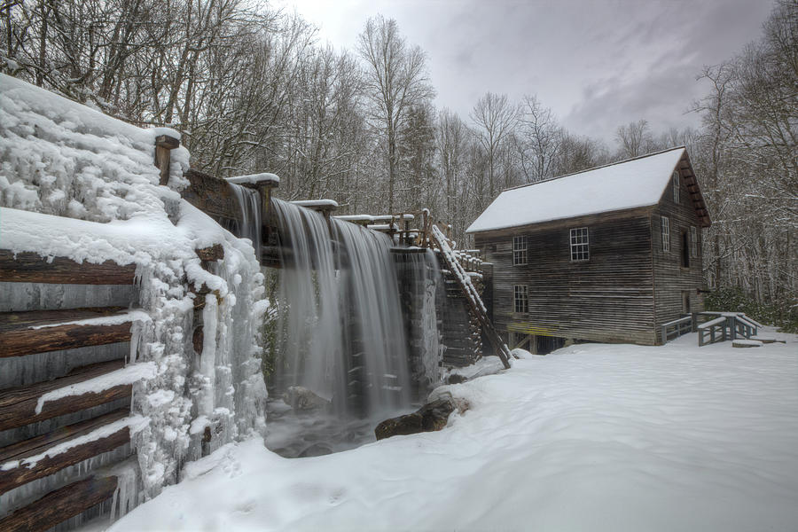 Winter at Mingus Mill Photograph by Doug McPherson