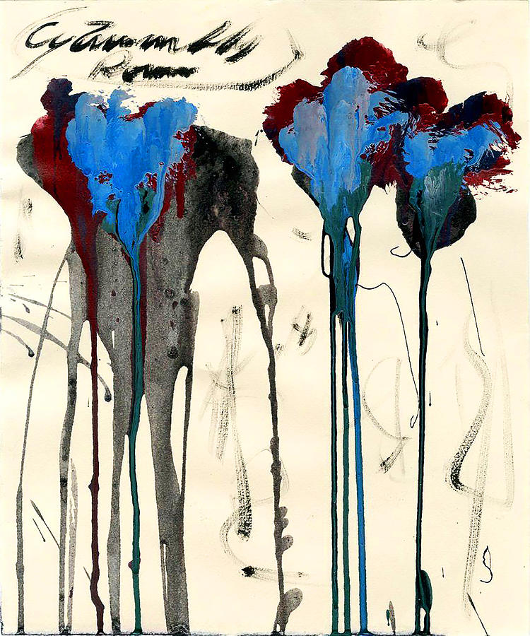 Abstract Painting - Cy Twombly #15 by Emma Ava