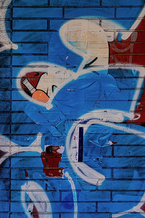 Detail Of Graffitied Wall Photograph
