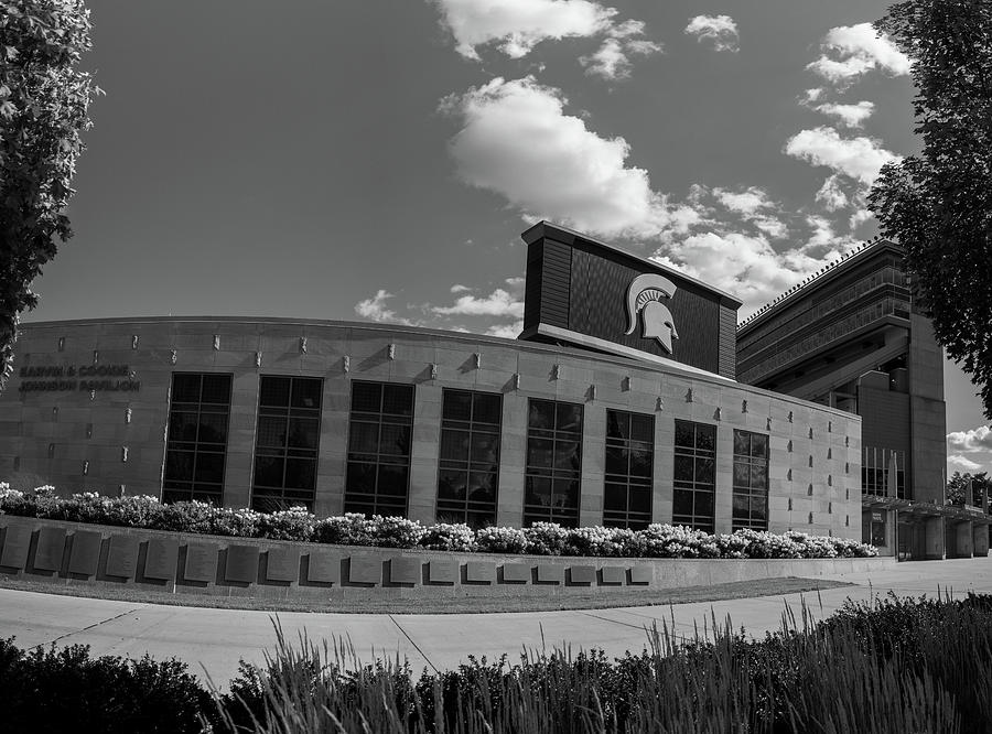 Exterior of Spartan Stadium on the campus of Michigan State University in East Lansing Michigan #15 Photograph by Eldon McGraw