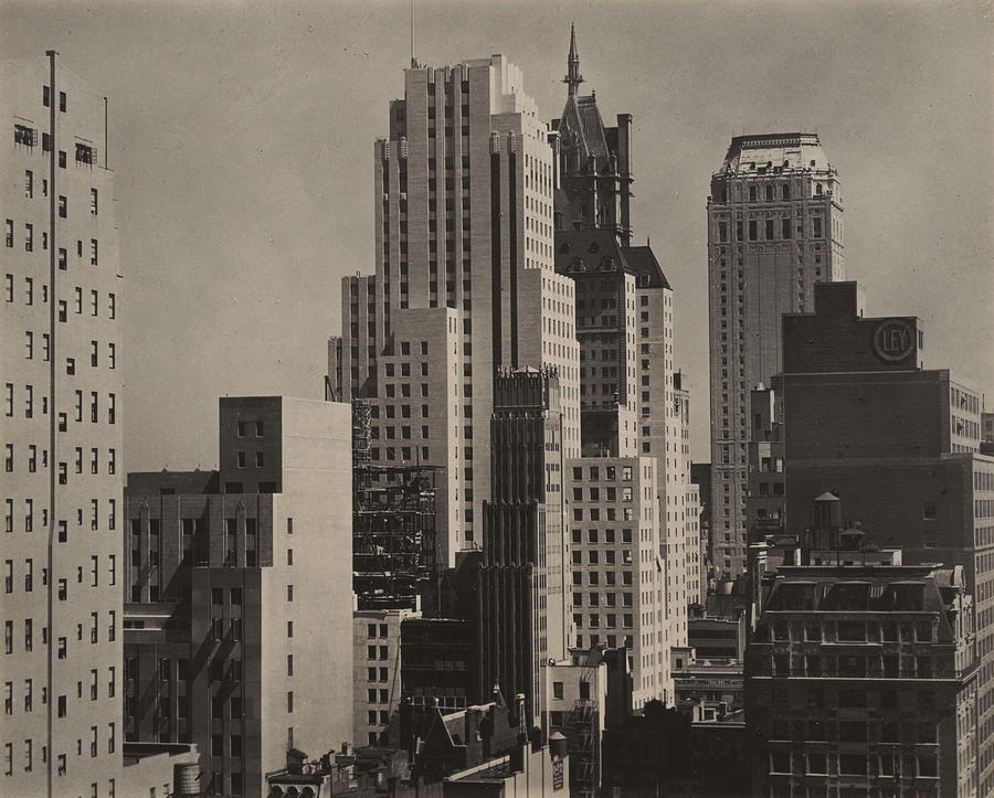From My Window at An American Place Photograph by Alfred Stieglitz Pixels