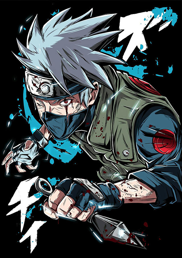 Kakashi Hatake Zip Pouch by Nguyen Hai - Pixels