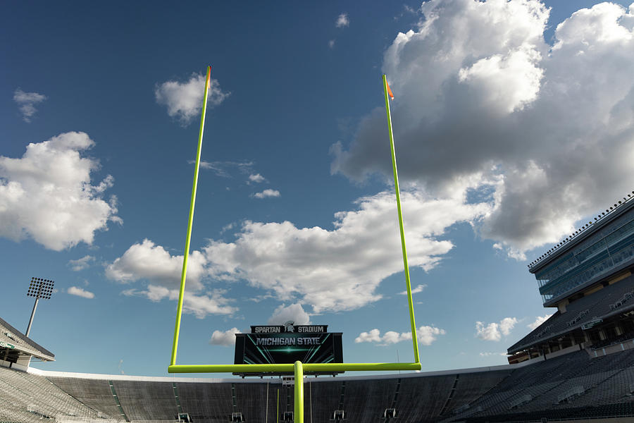 Inside Spartan Stadium on the campus of Michigan State University in East Lansing Michigan #15 Photograph by Eldon McGraw
