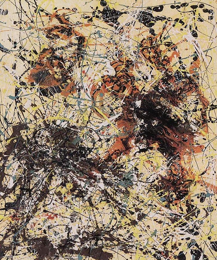 Jackson Pollock Painting by Artful Home Gallery - Fine Art America