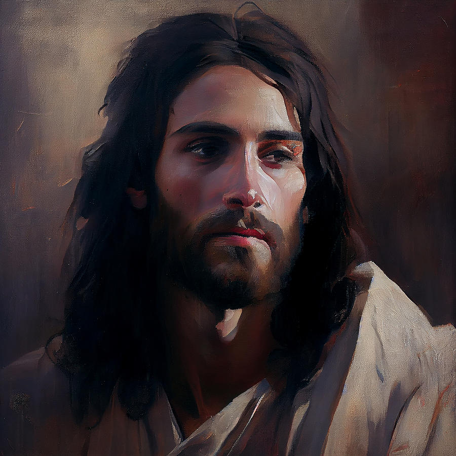 Jesus Christ Portrait Mixed Media by Stephen Smith Galleries - Fine Art ...