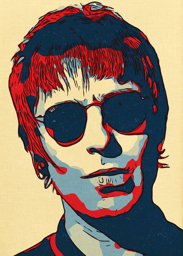 Liam Gallagher Artwork Painting by Taoteching Art