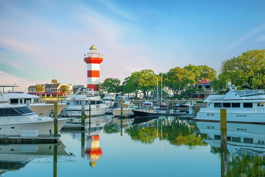 Lighthouse at Harbor Town-Hilton Head, South Carolina Photograph by ...