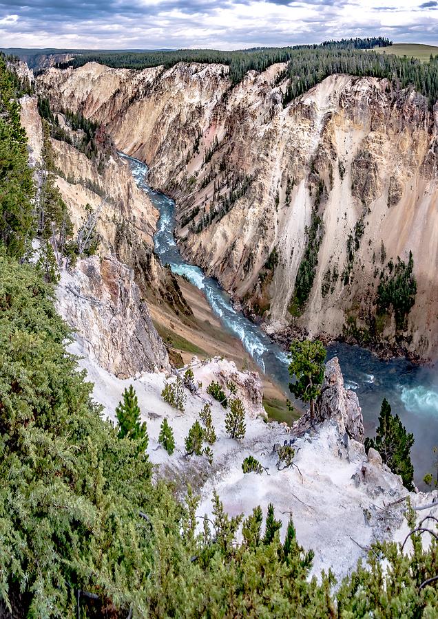 Lower Yellowstone Falls in the Yellowstone National Park  #15 Photograph by Alex Grichenko