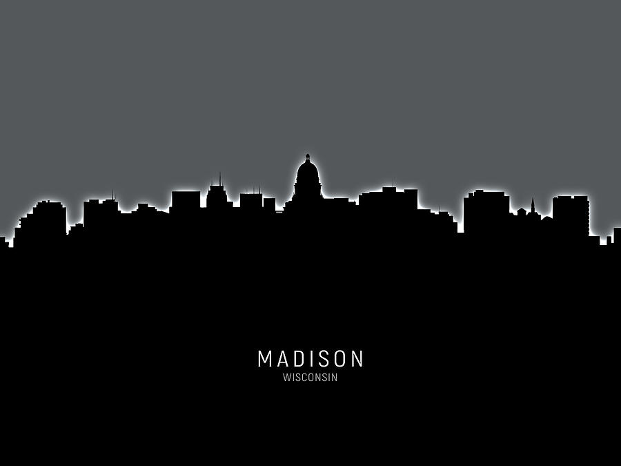 Madison Wisconsin Skyline #15 Photograph by Michael Tompsett
