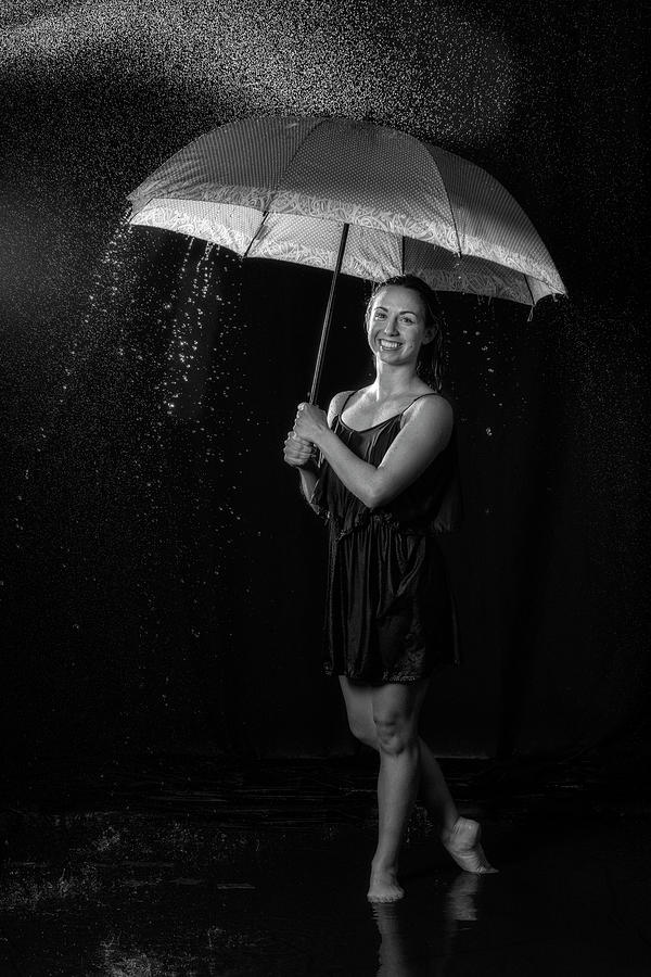 Mandy modeling water splash photos #15 Photograph by Dan Friend