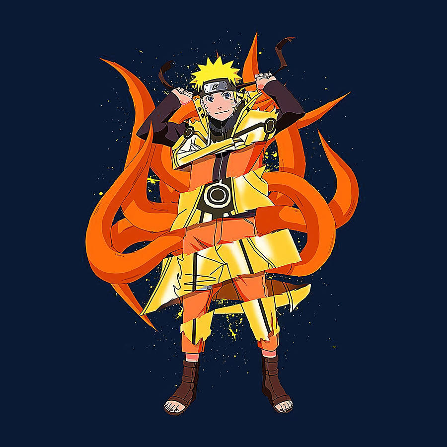 Naruto Kurama Digital Art By Lac Lac Fine Art America