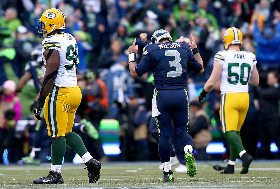 NFC Championship - Green Bay Packers v Seattle Seahawks #15 Photograph by Ronald Martinez