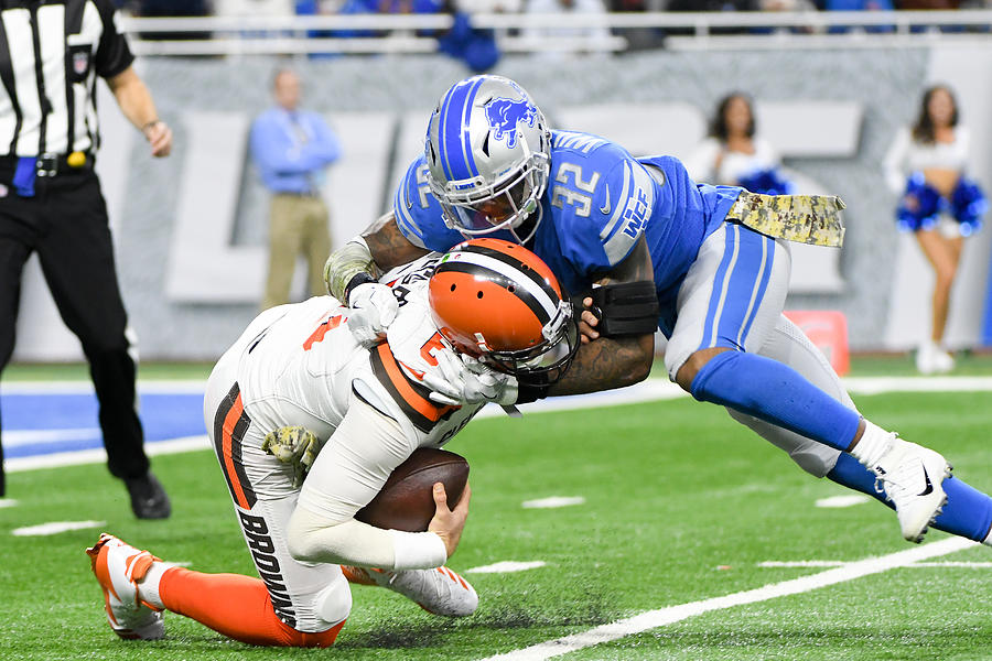 NFL: NOV 12 Browns at Lions #15 Photograph by Icon Sportswire