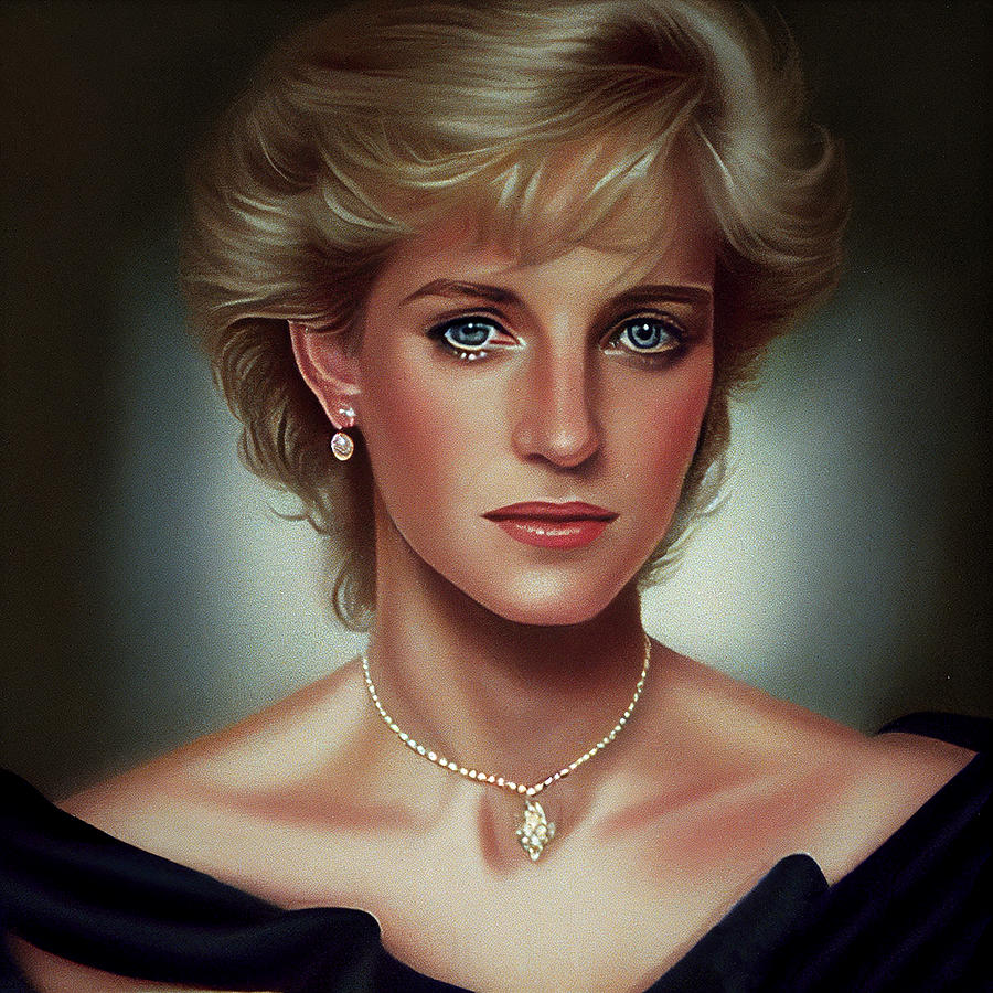 Princess Diana Of Wales Art Mixed Media by Stephen Smith Galleries - Pixels