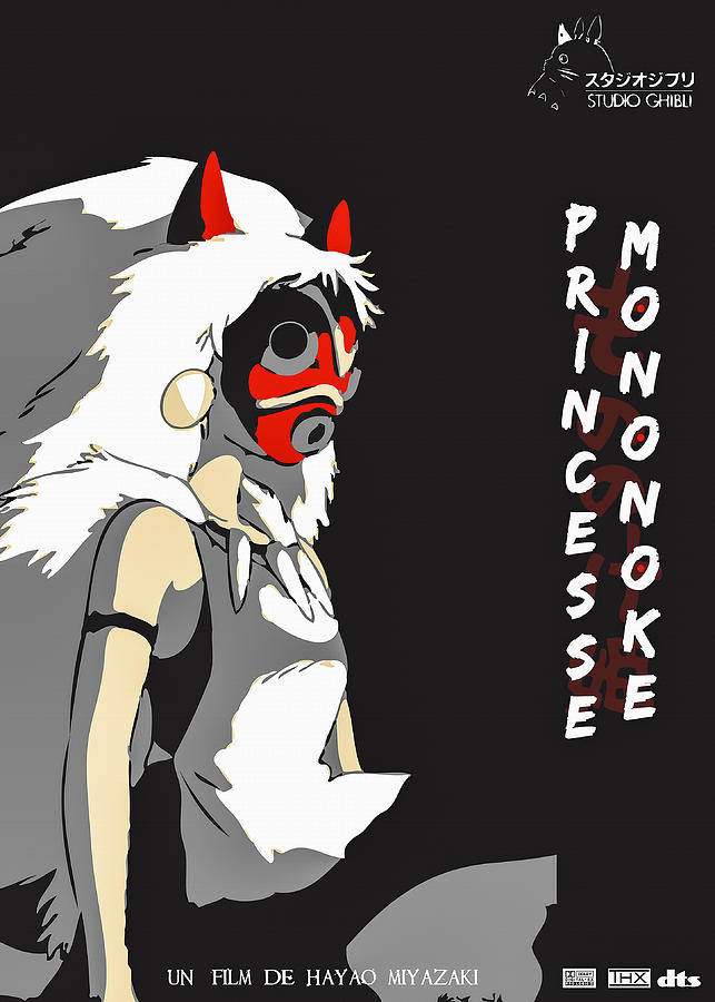 Anime Digital Art - Princess Mononoke #15 by Barbara Del Rio
