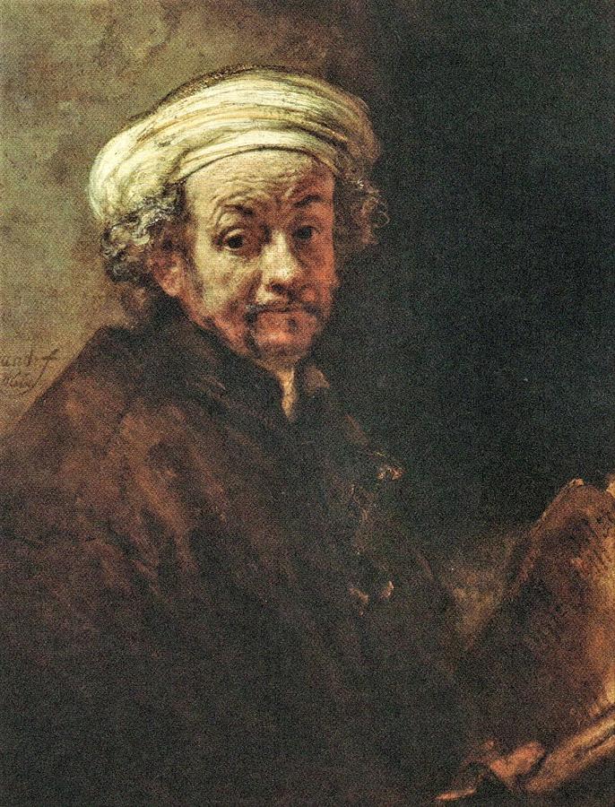 15 Rembrandt Self Portrait As The Apostile Paul 1661, Oil On Canvas 