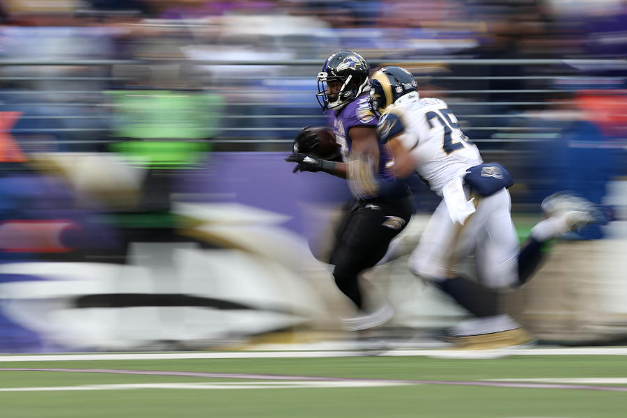 St Louis Rams v Baltimore Ravens #15 Photograph by Patrick Smith