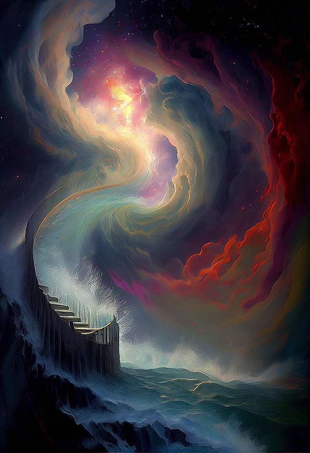 Stairway To Heaven Mixed Media By Sampadart Gallery Pixels