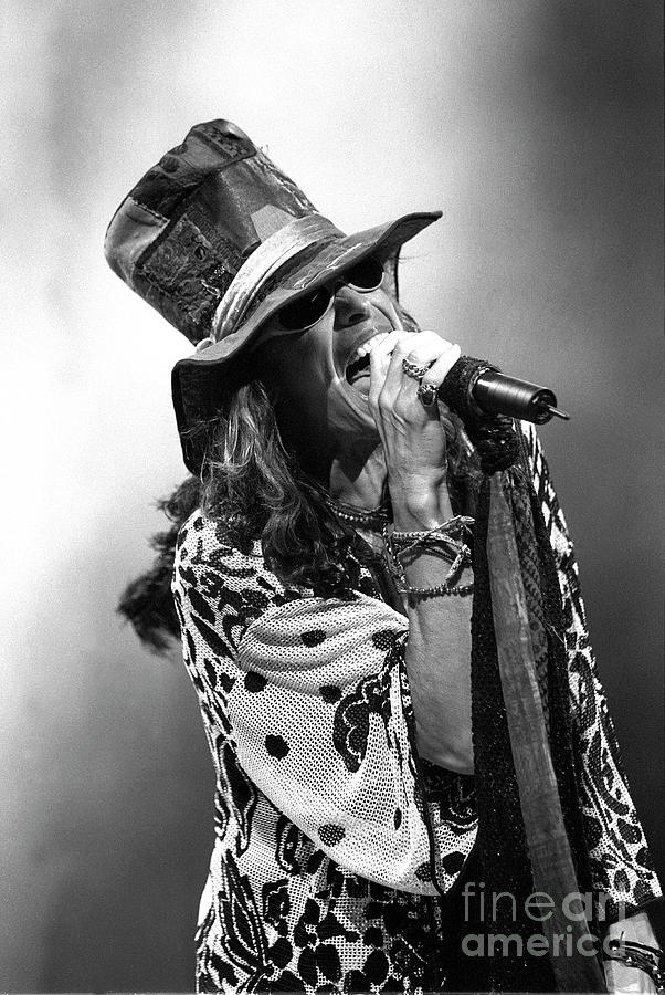 Steven Tyler Photograph - Steven Tyler - Aerosmith #38 by Concert Photos