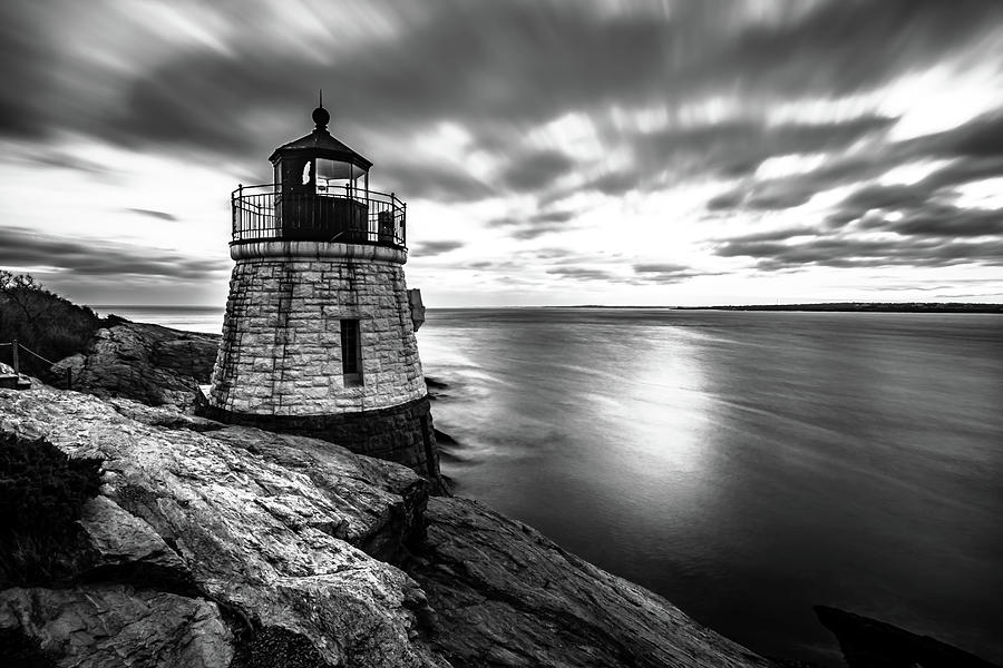 Sunset In Newport Rhode Island At Castle Hill Lighthouse #15 Photograph by Alex Grichenko