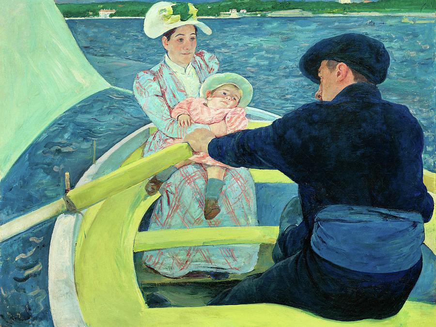 The Boating Party Painting by Mary Cassatt - Fine Art America