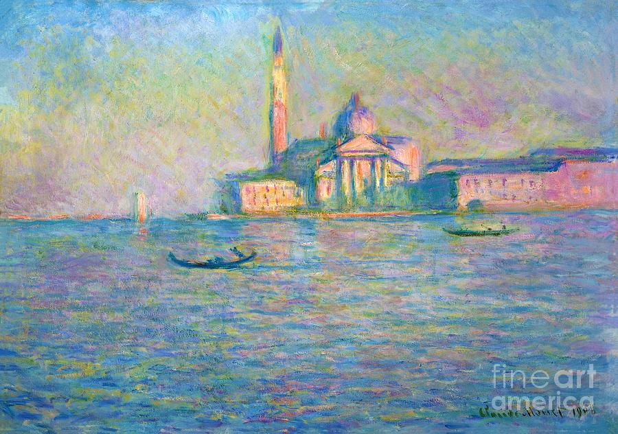 The Church of San Giorgio Maggiore, Venice  #15 Painting by Claude Monet