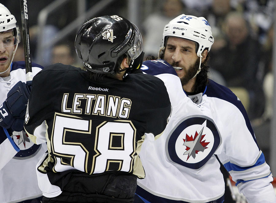 Winnipeg Jets v Pittsburgh Penguins #15 Photograph by Justin K. Aller