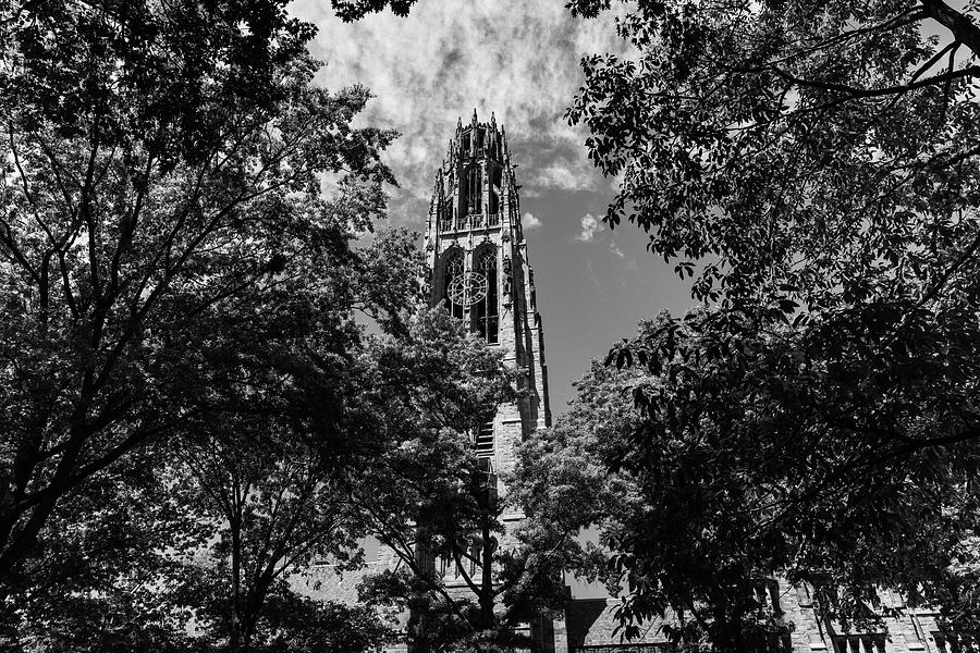 Yale University building in black and white #15 Photograph by Eldon McGraw