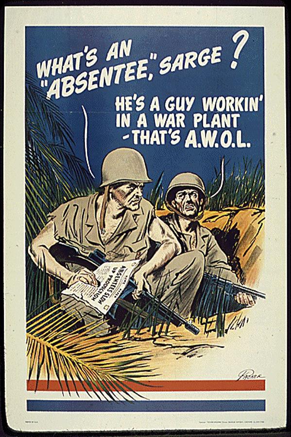 Vintage War Poster #1515 Mixed Media by World Art Collective
