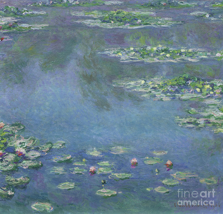 Water Lilies Painting by Claude Monet
