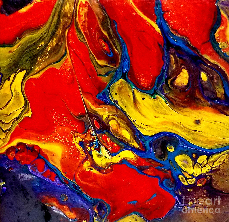 Colorful Abstract Art By Teo Alfonso Painting